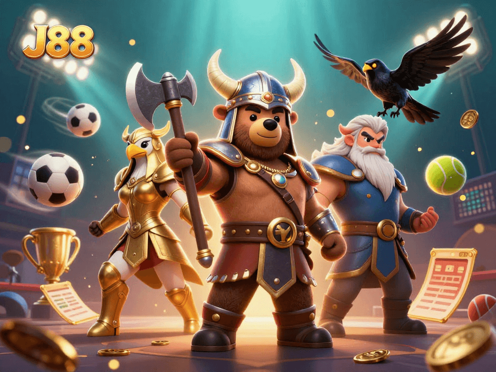 Experience thrilling gaming at J88 with an exclusive Viking-themed gambling adventure.