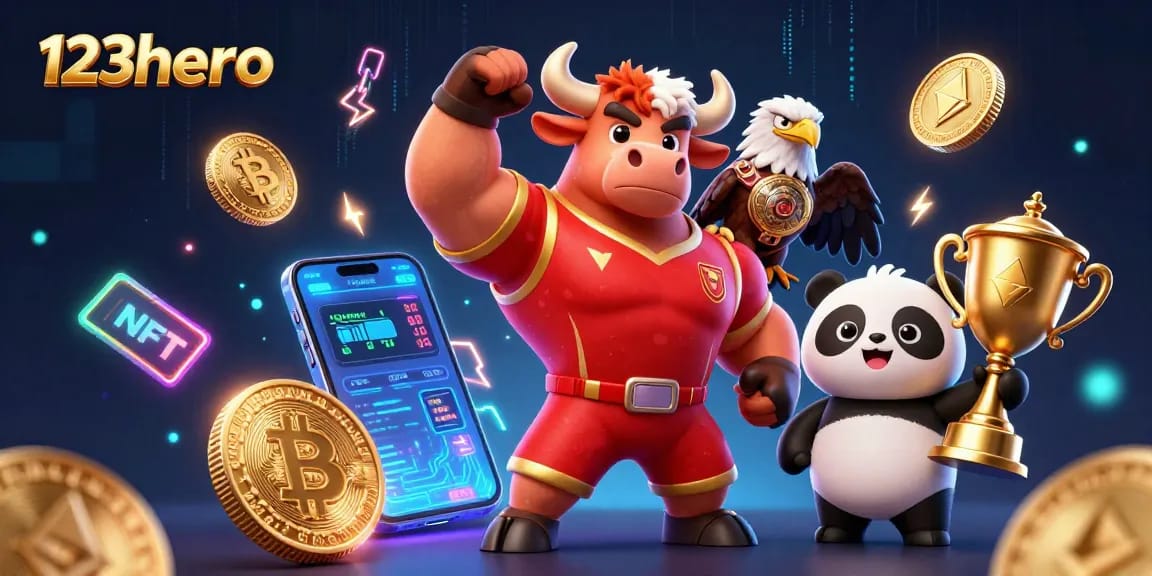 Play and win big with 123hero's dynamic casino games featuring unique characters and vibrant energy.