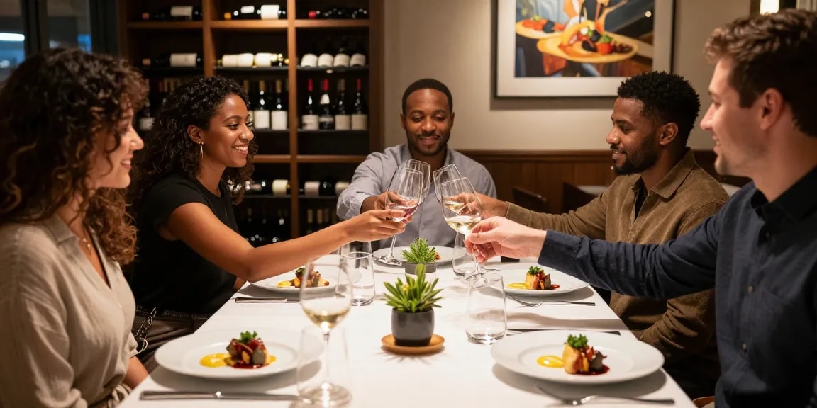 Gourmeticat daily news highlights an inviting gourmet dining experience showcasing diverse dishes and culinary art.