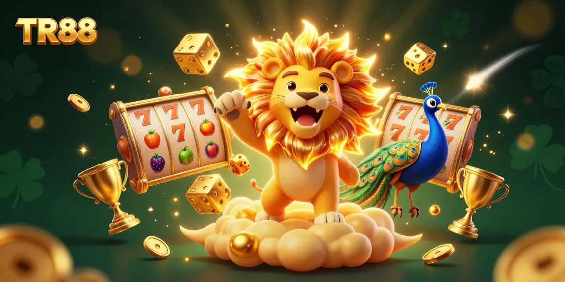 Experience exciting gameplay at TR88 with vibrant jackpot elements and dazzling casino characters.