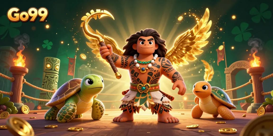 Engage in thrilling gameplay at Go99 with colorful characters and dynamic casino action.
