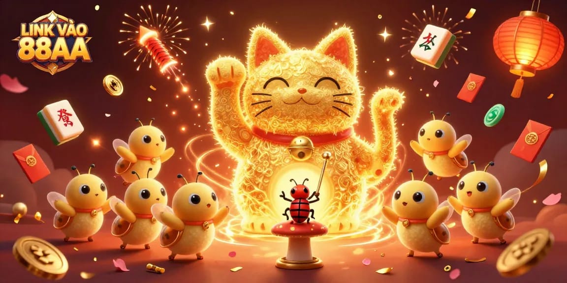 Experience winning strategies with LINK VÀO 88AA illustrated in a vibrant casino scene.