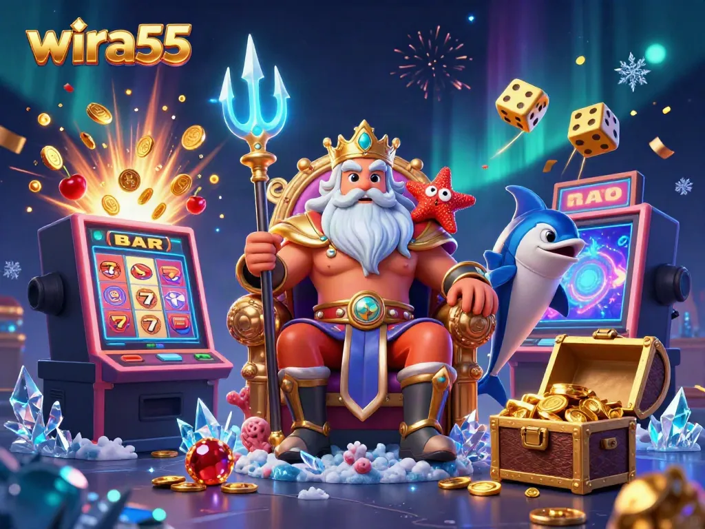 Slot jackpot wira55 menyala dengan raja laut, samurai, dan bintang laut menggoda peluang kemenangan