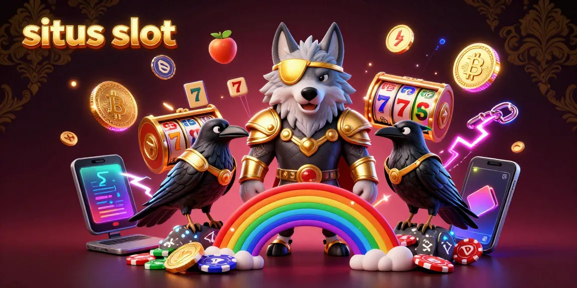 Engage with exciting situs slot gameplay represented through a dynamic 3D illustration with Odin and Norse elements.