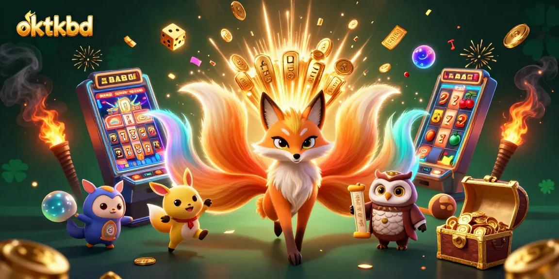 Experience the vibrant energy of oktkbd with enchanting casino characters and dynamic gameplay elements.