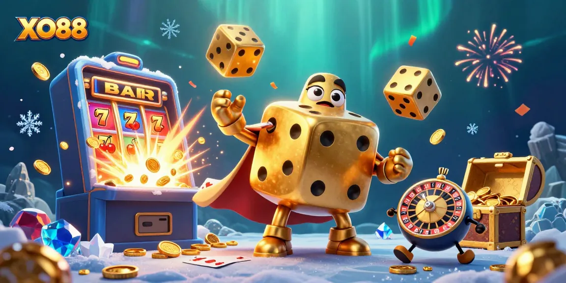 Experience thrilling gameplay at XO88 with vibrant casino elements and dynamic characters.