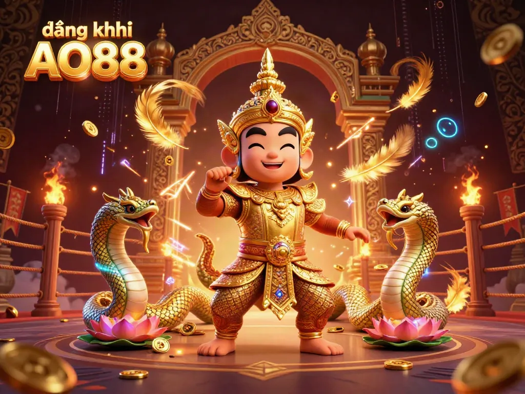 Experience the excitement of đăng ký AO88 with colorful characters and vibrant casino elements for an engaging illustration.