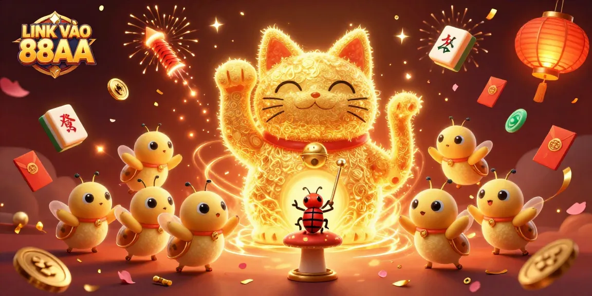 Experience winning strategies with LINK VÀO 88AA illustrated in a vibrant casino scene.