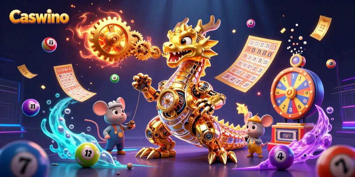 Experience thrilling wins at Caswino with a vibrant, dynamic casino illustration showcasing action and excitement.