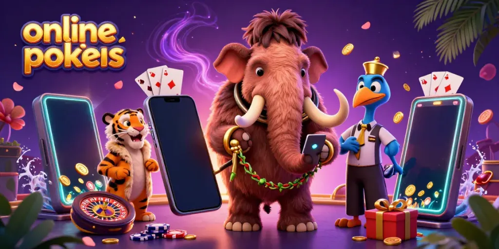 Engage with thrilling online pokies through this dynamic casino scene showcasing vibrant game elements.