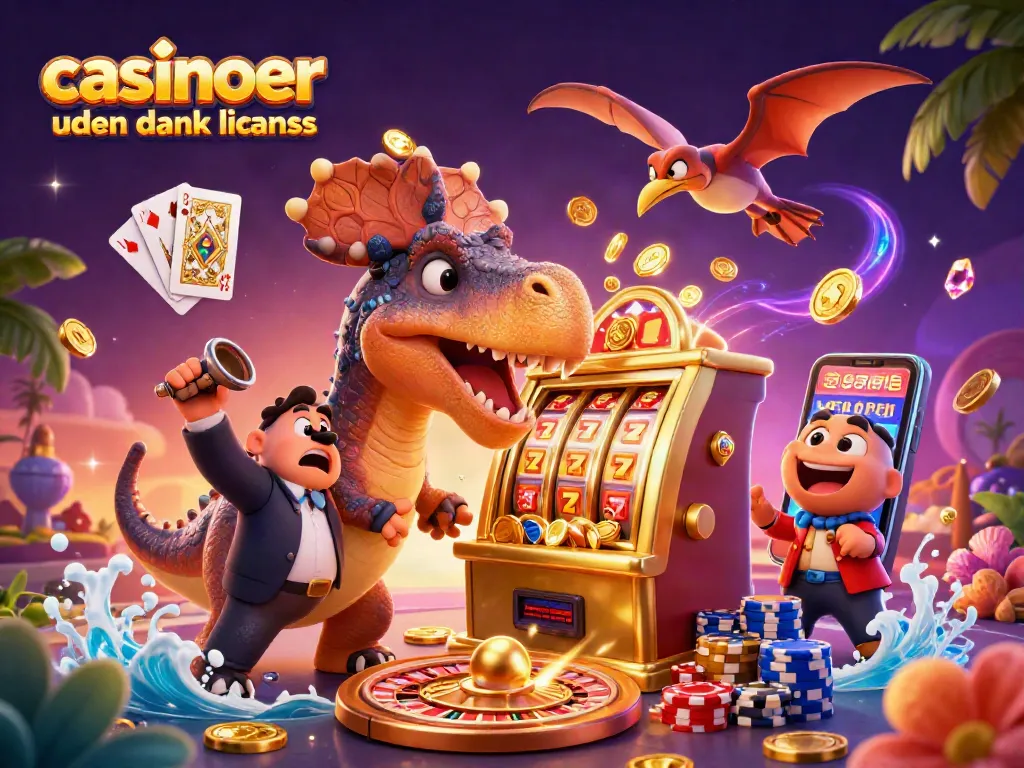 Experience excitement with casinoer uden dansk licens as a pachycephalosaurus jackpots coins from a slot machine.