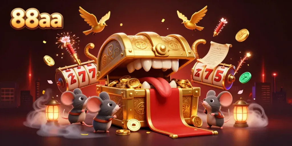 Engage in thrilling gameplay on 88aa with captivating slots and treasure chests.