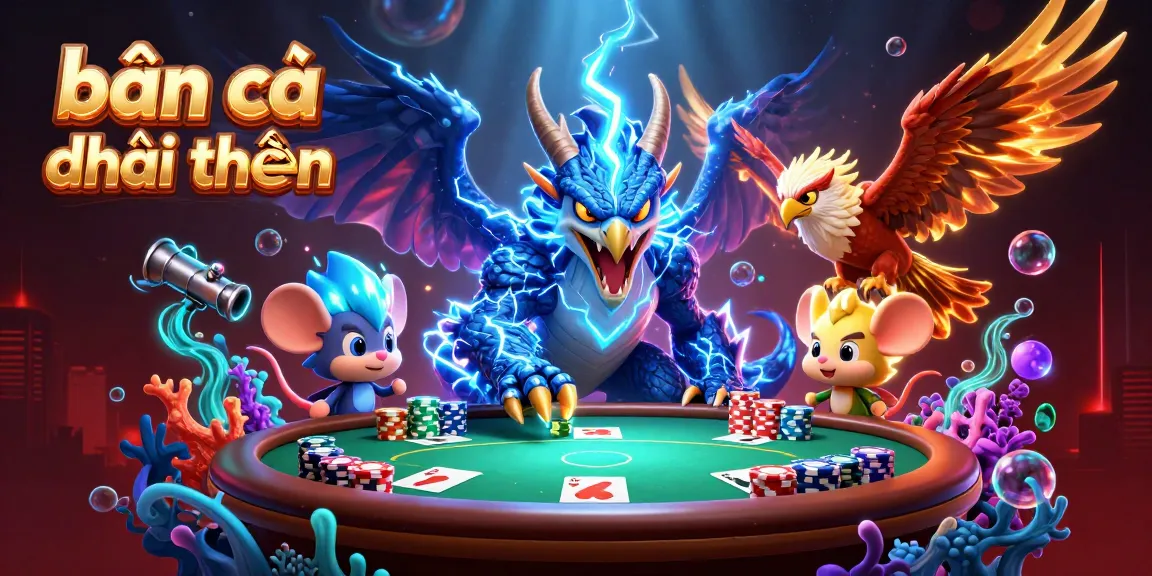 Engaging illustration of bắn cá đổi thưởng featuring vibrant sea creatures and game elements, enhancing the gaming experience.