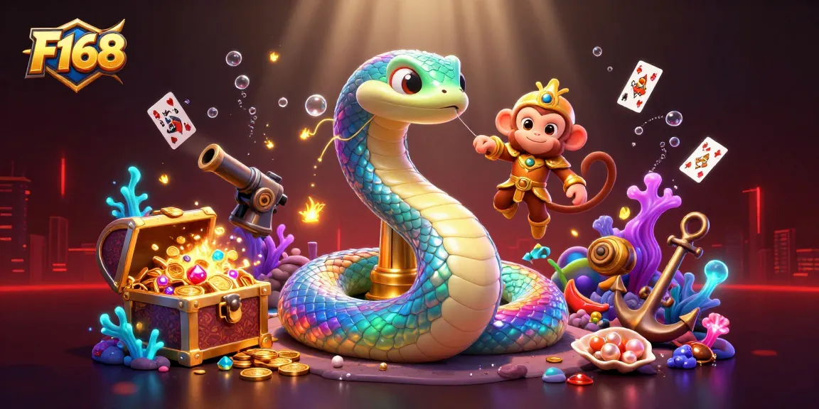 Engage in thrilling F168 gameplay with a vibrant scene of a magical casino underwater adventure.
