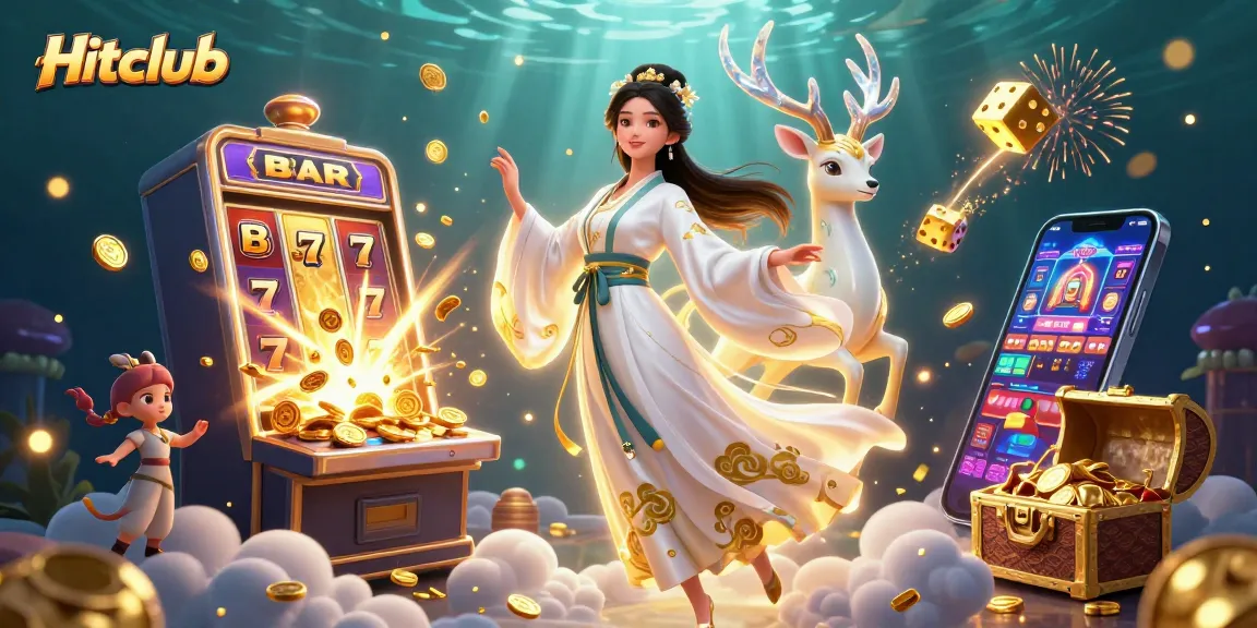 Engage in thrilling gameplay at Hitclub with vibrant slot machines and an enchanting atmosphere.