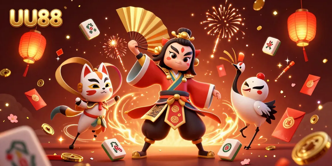Win big at UU88 with this vibrant 3D casino illustration showcasing thrilling gameplay dynamics.