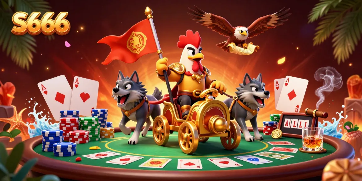 S666 invites players into an exhilarating poker world with vibrant characters and game elements.