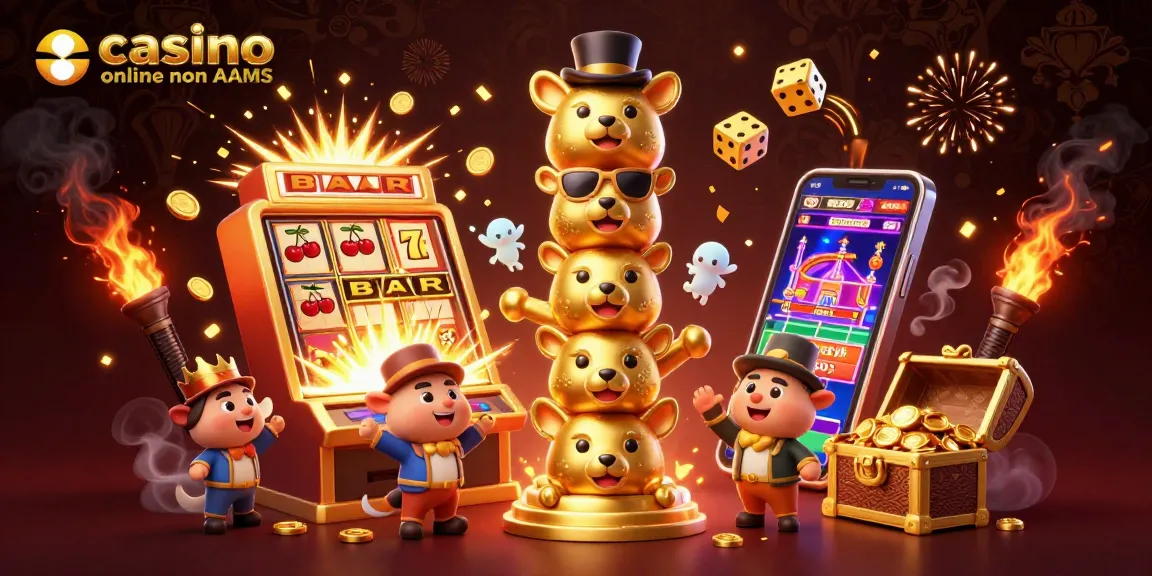 Gioca e vinci nei migliori casinò online non AAMS con una varietà di giochi e simboli fortunati.
