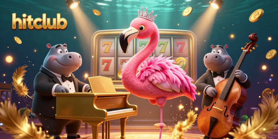 Experience thrilling gameplay at hitclub with lively characters and rich casino elements in an entertaining scene.