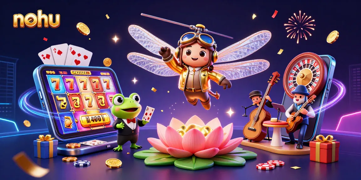 Play slots and win at nohu with vibrant graphics and exciting casino elements.