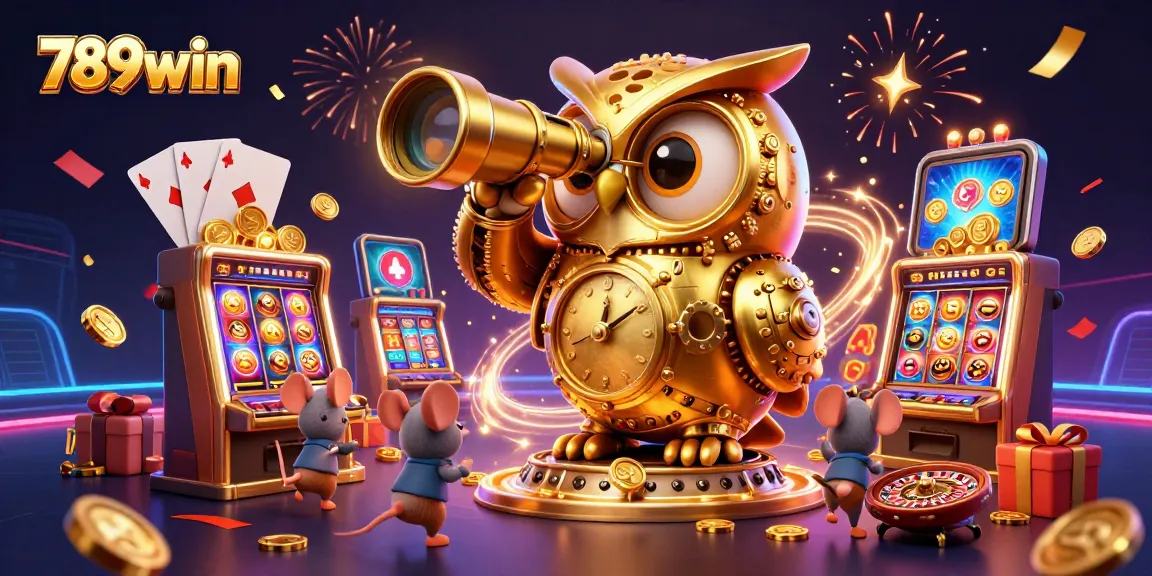 Engage with thrilling slot games on 789win featuring a vibrant casino illustration.