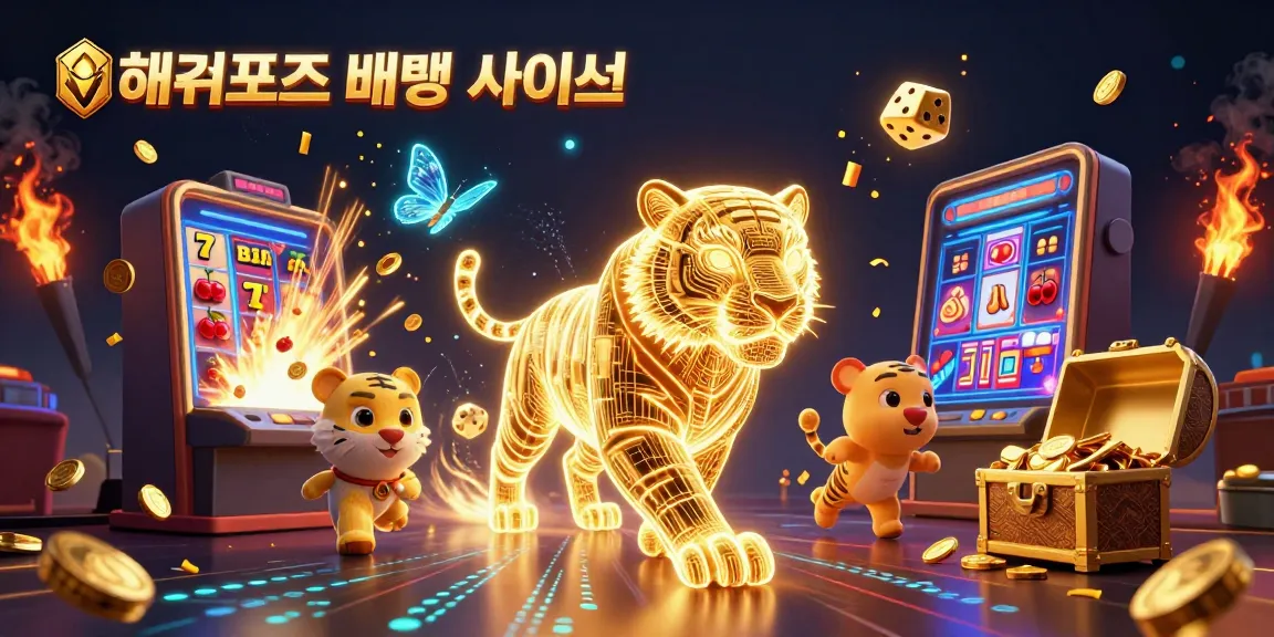 해외 스포츠 배팅 사이트에서의 활기찬 베팅 장면을 묘사한 화려한 일러스트