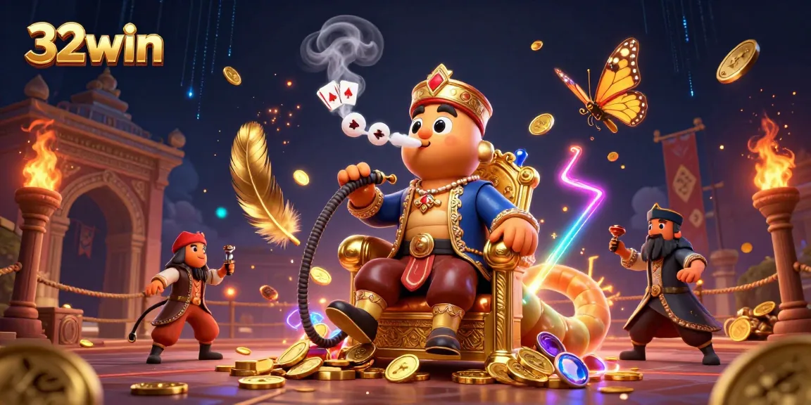 Experience the excitement of 32win with vibrant characters and dynamic gaming elements